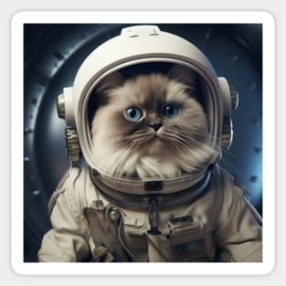 Astronaut Cat in Space - Birman Sticker